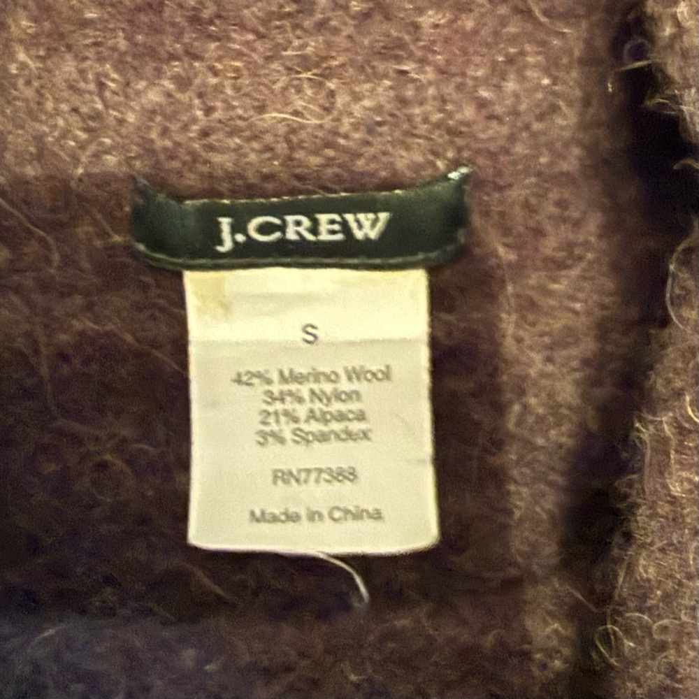 J. Crew | Black Turtleneck Wool Blend Sweater | Size Small - Picture 2 of 5